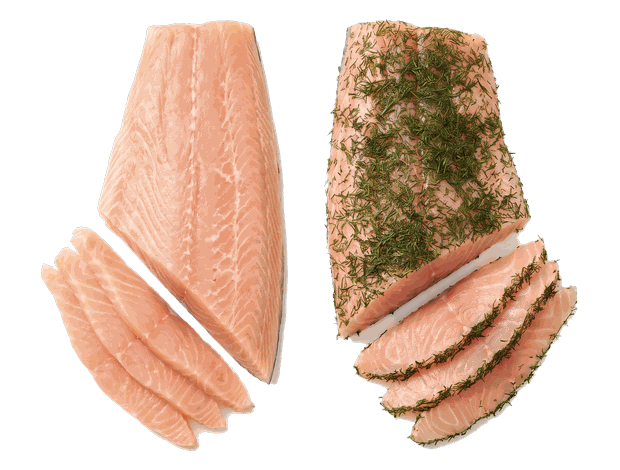 Filets fumés et gravlax
